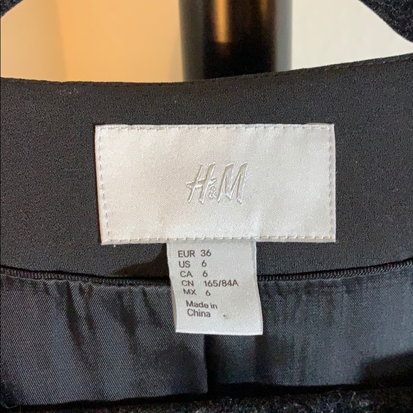 H&M Colorblock Peplum Blazer - Picture 3 of 4